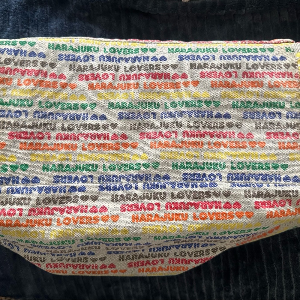 Harajuku Lovers Rainbow Letters Tote Bag. - Picture 5 of 14